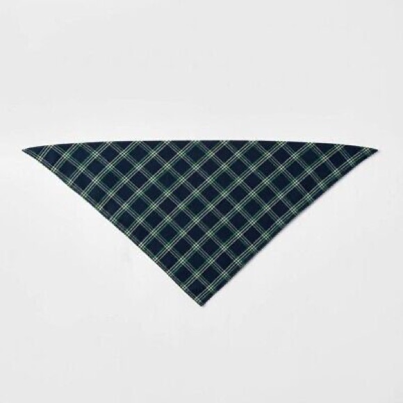 Boots & Barkley Navy Plaid Bandanas - Picture 3 of 3